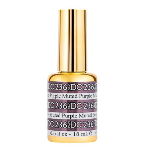 DND DC SOAK OFF GEL MERMAID | Muted-Purple 236