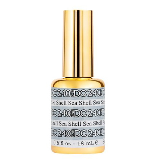 DND DC SOAK OFF GEL MERMAID | Sea Shell 240