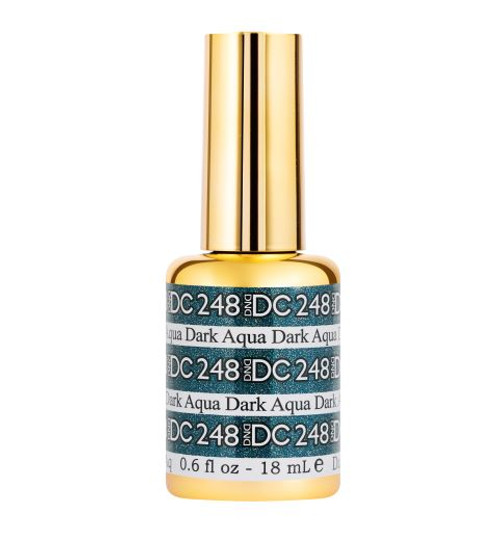 DND DC SOAK OFF GEL MERMAID | Dark Aqua 248